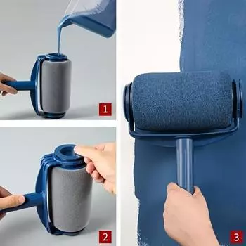 Грунтовка Большая барабанная кисть 1 шт. Самостоятельная кисть премиум-класса для покраски стен латексной краской