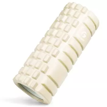 Gruper Foam Roller Myofascial Release Grid Foam Roller Yoga Pole Training Sports Fitness Stretching Equipment Bag Storage Manual Japanese Manual