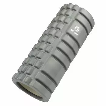 Gruper Foam Roller Myofascial Release Grid Foam Roller Yoga Pole Training Sports Fitness Stretching Equipment Bag Storage Manual Japanese Manual серый