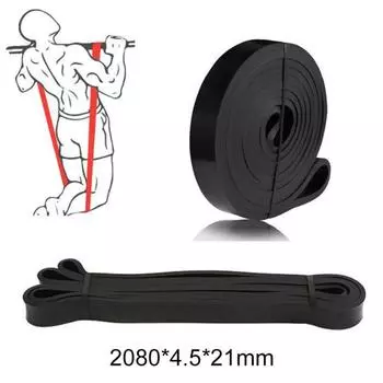 Группа для упражнений на подтягивание, фитнес, сопротивление, стрейч, йога, фитнес-тренировка, 208 см жёлтый