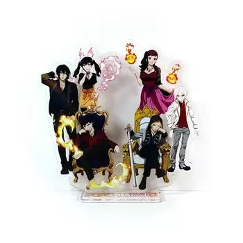 Группа Enen no Shouboutai Fire Force Shinra Arthur Maki Oze Tamaki GM, акриловая подставка, игрушечная фигурка