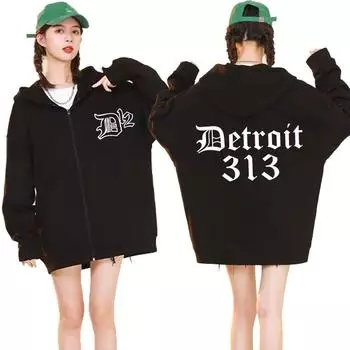 Группа Rap Singer Толстовка с капюшоном на молнии для мужчин и женщин, модная спортивная куртка с капюшоном на молнии в стиле хип-хоп, уличная одежда S