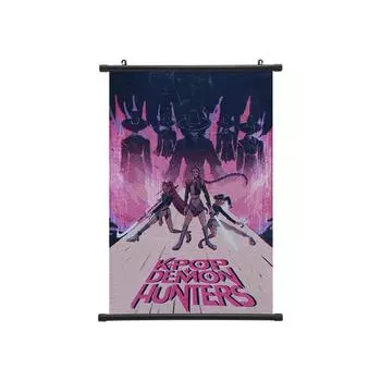 Группа Висячая Картина Кино- и Телевизионная Анимация Периферийный Постер Свиток Живопись Внутренняя Спальня Декоративная Живопись S горячий розовый