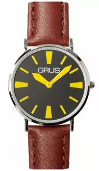 [Grus] Часы GRS006-05 мужские коричневые