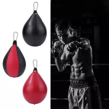 Грушевидная форма Speed Ball Swivel Боксерский мешок Punching Training Speedballs CA чёрный