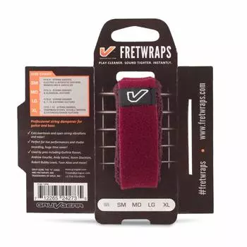Gruv Gear Groove Gear FretWraps HD Вино 1 шт. (Бургундия, Малый) FretWraps