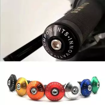 Груз для руля мотоцикла, концевой груз, ручки руля, колпачок, универсальная модификация мотоцикла, заглушка для защиты руля BWS, аксессуары чёрный
