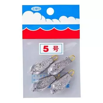 Грузила для рыбалки Daiichi Seiko, шестиугольный, тип No. 5 23055 Серебро