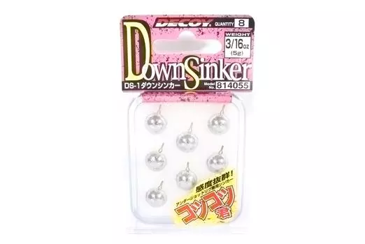Грузило Decoy DS-1, тип Kotsu Kun, размер 3/16 унции (4055)