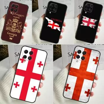 Грузинский гранж-флаг для Samsung Galaxy M21 M51 M12 M32 M52 M13 M23 M33 M53 M34 M54 M30s M31s M15 M55 M20 чехол Samsung M31