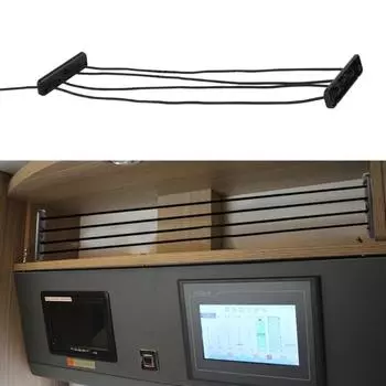 Грузовая сетка с креплениями и фурнитурой, сетчатая перегородка для хранения вещей в автофургонах предотвращает падение багажа