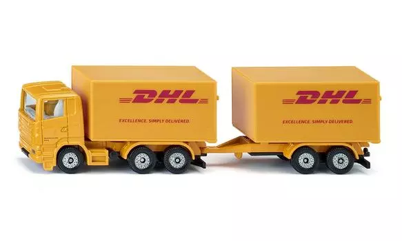 Грузовик SIKU DHL с прицепом SK1694 возрастом около 3 лет