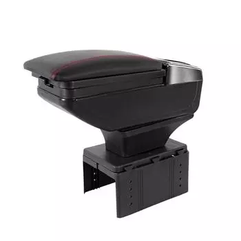 Грузовик Универсальный подлокотник Сиденье Регулируемая центральная консоль автомобиля Подлокотник Ящик Аксессуары для интерьера Кожаные детали для стайлинга автомобиля