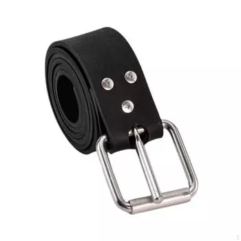 Грузовой пояс для дайвинга длиной 53,15 дюйма для подводного плавания и фридайвинга чёрный