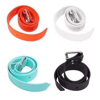 Грузовой пояс для дайвинга, регулируемый силиконовый грузовой пояс для фридайвинга с быстросъемной пряжкой для дайвинга Black