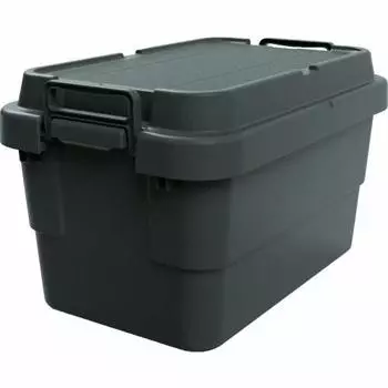 Грузовой ящик для хранения TRUSCO Trunk с плоским верхом, технические характеристики 50 л, черный BLKCF-50