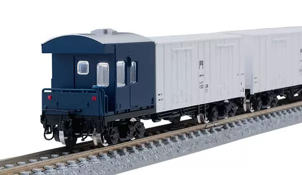 Грузовой вагон TOMIX N Gauge Resa 10000 Series, базовый набор из 8 вагонов 98723, модель грузового вагона Tobiuo/Ginrin