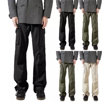 Грузовые брюки для лесозаготовок, новые модные прямые брюки, повседневные брюки для активного отдыха на открытом воздухе для мужчин XXXL бежевый