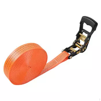 Грузовые ремни с храповым механизмом привязываются прочной шириной 4 см. Профессиональная трудосберегающая пружина. 8 Meters