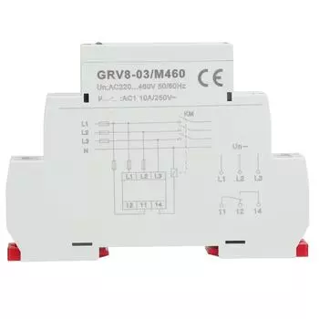 GRV803 Трехфазное реле контроля напряжения Защита от обрыва фазы Чередование фаз(М460)