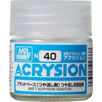 GSI Creos Acrision Color Matting Agent Flat Base Matting Additive 10ml Model Paint N40