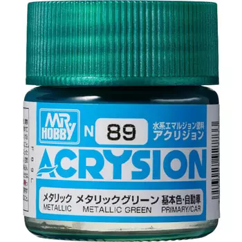 GSI Creos Acrision Color Metallic Green Metallic 10ml Model Paint N89