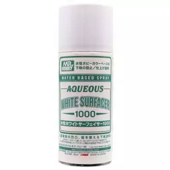 GSI Creos Aqueous White Surfacer 1000 Spray 170ml Отделочный материал для хобби B612 Белый