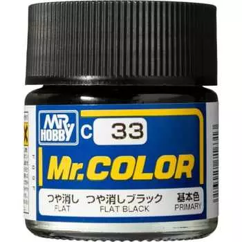 GSI Creos г-н. Цвет матовый черный матовый 10 мл краска для модели C33