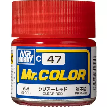 GSI Creos г-н. Цвет Прозрачный Красный Глянец 10мл Модель Краска C47
