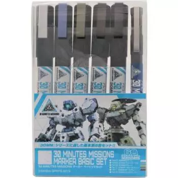 GSI Creos GSI Creos 30 MINUTES MISSIONS Marker Basic Set Model Painting Marker TMS02