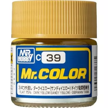 GSI Creos GSI Creos Г-н. Цвет темно-желтый 3/4 матовый 10 мл Модель Краска C39