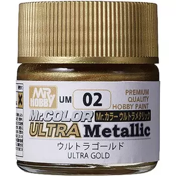GSI Creos GSI Creos Г-н. Цвет Ultra Metallic Ultra Gold 10 мл Модельная краска UM02