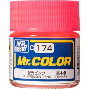 GSI Creos GSI Creos Mr. Color Fluorescent Pink 10ml Model Paint C174