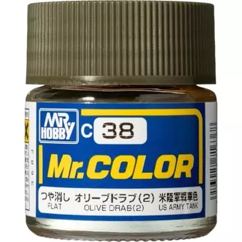 GSI Creos GSI Creos Mr. Color Olive Drab (2) Matte 10ml Model Paint C38