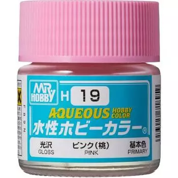 GSI Creos GSI Creos New Water-based Hobby Color Pink (Peach) 10ml Model Paint H19