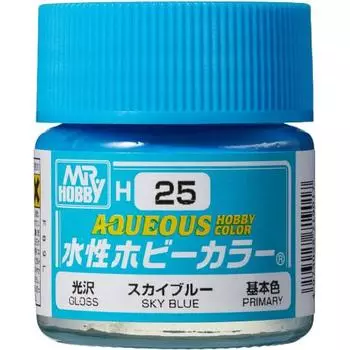 GSI Creos GSI Creos New Water-based Hobby Color Sky Blue 10ml Model Paint H25