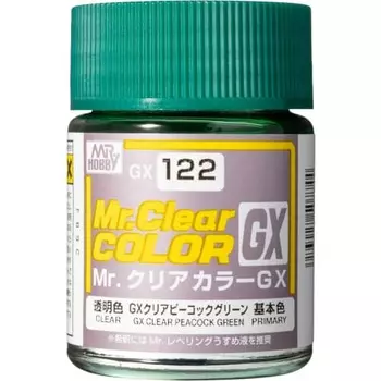 GSI Creos GX прозрачный павлинье-зеленый GX122