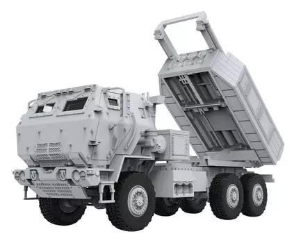 GSI Creos Mon Model Американская высокомобильная ракетная артиллерийская система M142 Heimas Пластиковая модель 1/72 M72-004 (танк)