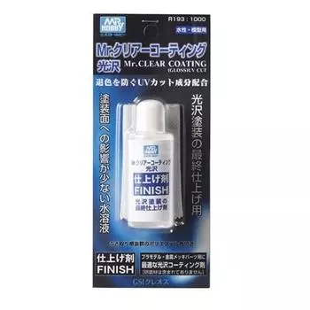 GSI Creos Mr. Clear Coating Gloss (UV Cut) For Gloss Paint Final Finishing 25ml Hobby Finishing Material R193