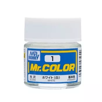 GSI Creos Mr. Color White (White) Gloss 10ml Model Paint C1