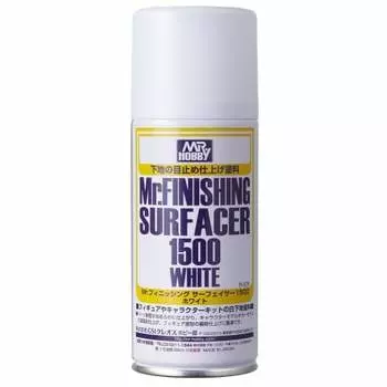 GSI Creos Mr. Finishing Surfacer 1500 White Spray 170ml Hobby Finishing Material B529