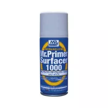 GSI Creos Mr. Primer Surfacer 1000 Gray Type Spray 170ml Hobby Finishing Material B524