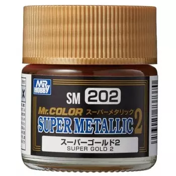 GSI Creos Mr. Super Metallic 2 Super Gold 2 10ml Model Paint SM202