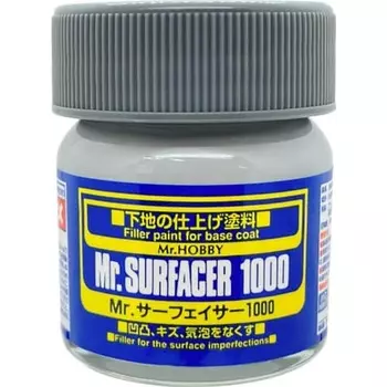 GSI Creos Mr.Surfacer 1000 Тип бутылки 40 мл Средство для обработки поверхностей для хобби SF284