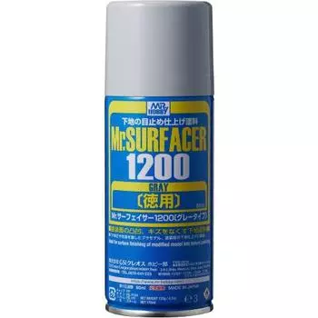 GSI Creos Mr.Surfacer 1200 Spray Value 170ml Материал для обработки поверхностей для хобби B515