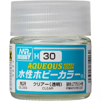 GSI Creos New Water-based Hobby Color Clear Gloss 10ml Model Paint H30