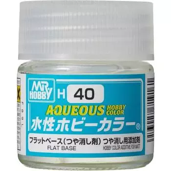 GSI Creos New Water-based Hobby Color Matting Agent (Flat Base) Matting Additive 10ml Model Paint H40