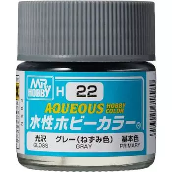 GSI Creos New Water-based Hobby Color Gray (Mouse Color) 10ml Model Paint H22