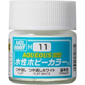 GSI Creos New Water-based Hobby Color Matte White Matte 10ml Model Paint H11
