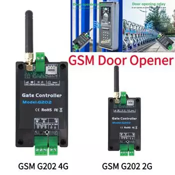 GSM 2/4G LTE открыватель ворот G202 GSM пульт дистанционного управления реле переключатель мобильный телефон дверной пульт дистанционного управления бесплатный звонок RTU5024